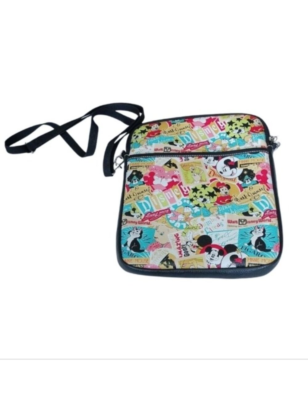 Disney Parks Walt Disney World Icons D-Tech Padded iPad Crossbody Bag